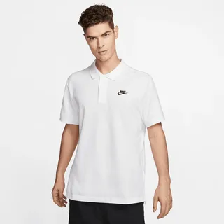 Nike Sportswear Poloshirt white/black XXL