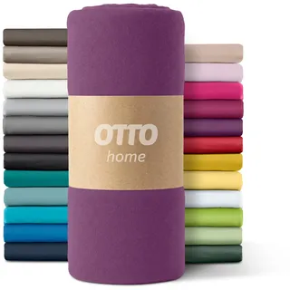OTTO home Spannbettlaken Paprika Microfaser 140 x 200 cm helllila
