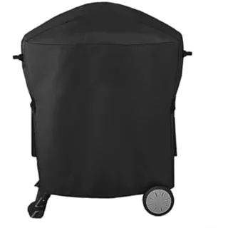 BEAZOOM Robuste 210D-Oxford-Grillabdeckung, kompatibel mit Q1000 Q2000, wetterbeständig, Outdoor-Grillschutz, 54 x 76 x 69 cm, Schwarz