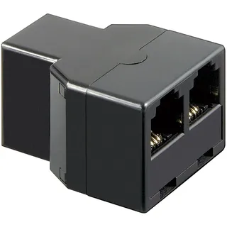 goobay 50597 Kabeladapter RJ11/RJ14 2x RJ11/RJ14-Buchse (6P4C)