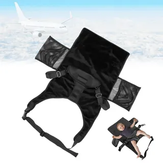 Flugzeugbett Baby Flugzeug Bett Atmungsaktiv Sitzverlängerung Flugzeug Kinder Schlafen, Tragbare Fußstütze Airplane Bed for Kids Kinderbett Reise Babybett zum Schlafen Auto Flüge, Baby Air Must Have