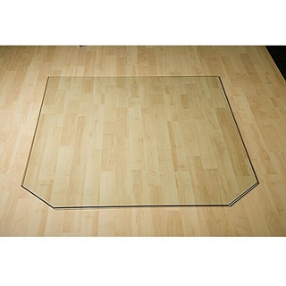 Lienbacher Glasbodenplatte 21.02.889.2 (120 x 100 cm, Sechseckig)