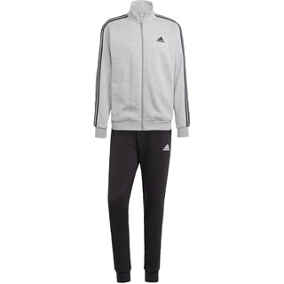 Adidas Herren Basic 3-Streifen Fleece Trainingsanzug, M Tall
