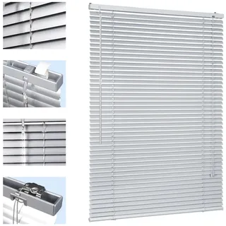 Sekey Klemmfix-Jalousie 80 x 220 cm Silber
