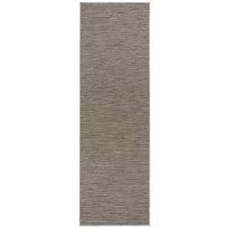 Teppich Flachgewebe Läufer Nature Grau Bunt, BT Carpet, rechteckig, Höhe: 5 mm grau