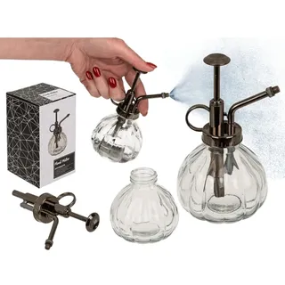 OOTB Anthrazitfarbene Glas-Sprühflasche für Pflanzen