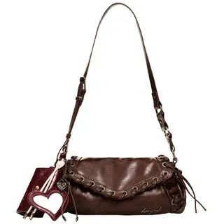 DESIGUAL Galaxy Zarauz Umhängetasche Synthetik Brown