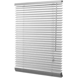 ventanara Jalousie Jalousie Holzjalousie Holz Rollo Plissee Echtholz Lamelle 35mm grau 80 cm x 130 cm