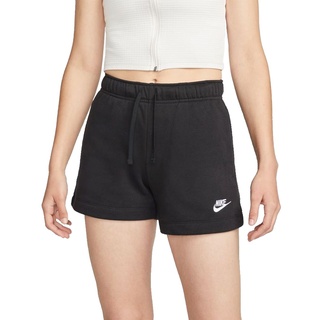 Nike Damen Sportswear Club Fleece Mid-Rise Shorts schwarz