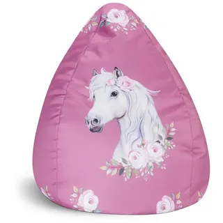 Sitting Point Sitzsack »BeanBag HORSE«, rosé, BxH: 70 x 110 cm - rosa