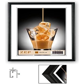 Zep S.r.l Aluminium Frame Aluminiumbilderrahmen, schwarz, 32,5 x 42,5 cm