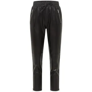 CARLO COLUCCI Lederhose Demichiel schwarz S/36