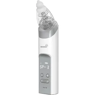 GROWNSY Nasensauger nasal aspirator with 3 tips (gray)