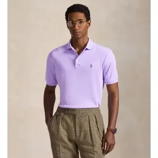 Polo Ralph Lauren für Herren. 710704319501 Weiches Custom-Slim-Fit-Poloshirt aus Baumwolle in Lila (M), Lässig, Flieder, Kurzarm