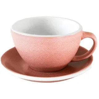 Cappuccinotasse mit Untertasse Loveramics Egg Cinnabar, 250 ml