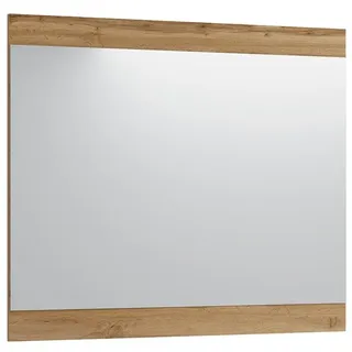 Lomadox Garderobenspiegel HUESCA-129, Garderobenspiegel 90x77cm, Eiche braun