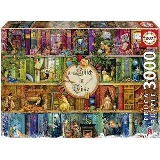 Educa - A Stitch In Time | Puzzle 3.000 Teile für Erwachsene ab 14 Jahren, Vier Jahreszeiten Natur Landschaft, Inklusive Puzzle-Kleber (19946)