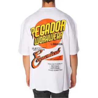 PEGADOR T-Shirt T-Shirt Pegador Docks Oversized weiß S