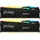 DDR5 6000MT/s RGB 32GB Kit (2x16GB) CL36 Schwarz KF560C36BBE2AK2-32