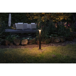 Paulmann Plug & Shine LED Pollerleuchte Plate insect-friendly anthrazit