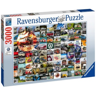 Ravensburger Puzzle 3000 Teile Ravensburger Puzzle 99 VW Bulli Moments 16018, 3000 Puzzleteile
