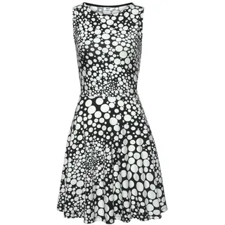 Beachtime Strandkleid Damen schwarz-weiß-bedruckt Gr.44