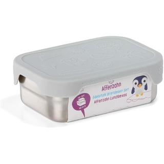Affenzahn Edelstahl Brotdosen Set inkl. Snack-Box Silikon-Deckel BPA-frei Spülmaschinenfest Koala