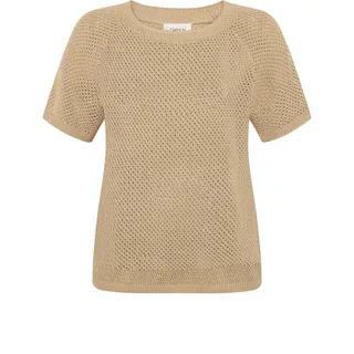 Cartoon Strickpullover Beige/Gold 38