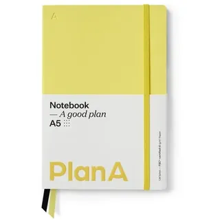 Notizbuch A5 Softcover Punktiert Lemon Yellow