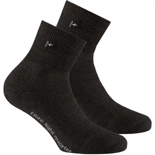Rohner Socks Socken 2er Pack Schwarz 44-46