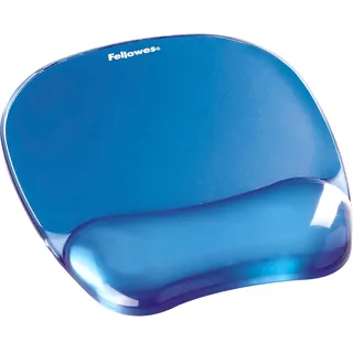 Fellowes Mauspad mit Handgelenkauflage Crystals Blau
