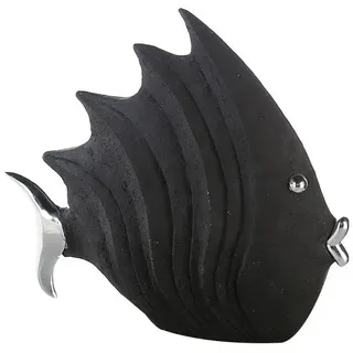 Casablanca by Gilde Figur Fisch Schwarz - Skulpturen, Casablanca aus Poly