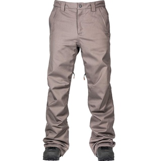 L1 Premium Goods Herren Slim Chino Pant '21 Hose Wasserabweisend Atmungsaktiv Snowboardhose Men, Gunmetal, XS