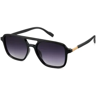 Cyxus Sonnenbrille Damen Retro Piloten Vintage 70er Jahre Polarisierte Gläser UV-Schutz für Strand Musikfestivals Shopping