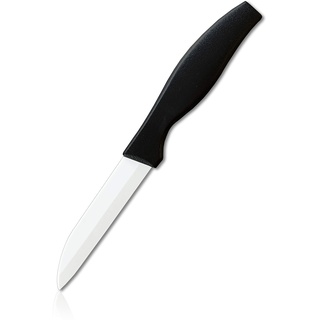 vendify® Premium Keramikmesser extrem scharf 16,5 cm lang - Messer mit weißer Keramikklinge universal Küchenmesser Obst, Gemüse & Fleisch, Schälmesser aus Keramik