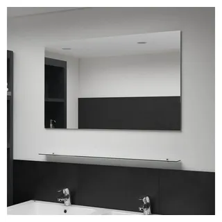 vidaXL Wandspiegel 100 x 60 cm Silber