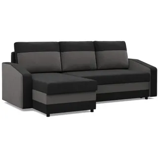 Ecksofa, Mehrfarbig, Textil, 3-Sitzer, L-Form, 231x140 cm, Wohnzimmer, Sofas & Couches, Wohnlandschaften, Ecksofas