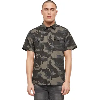 Brandit Textil Roadstar Kurzarmhemd Dark Camo XL