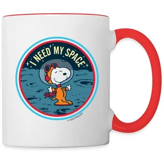 Peanuts Snoopy I Need My Space Tasse Zweifarbig