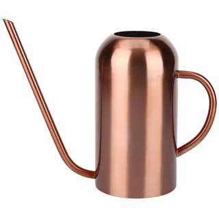 Jenngaoo Gießkanne Zimmerpflanzen 1,5L Edelstahl Kupfer Langausguss | Metall Giesskanne für Sukkulenten, Blumen, Kräuter, Indoor Outdoor, Retro Design, Ergonomisch, 22cm Ausguss