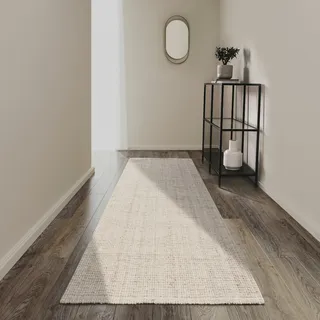 Villeroy & Boch Rosalie Juteteppich 80 x 300 cm Weiß
