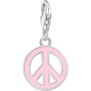 Thomas Sabo Peace-Zeichen Pink Silber 2207-007-9