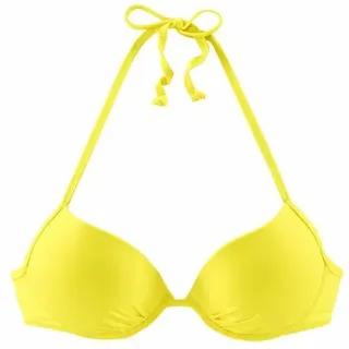 Buffalo Push-Up-Bikini-Top Damen gelb Gr.44 Cup D