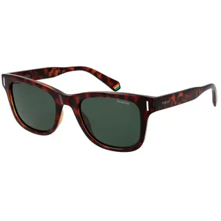 Polaroid PLD 6206/S Unisex-Sonnenbrille Vollrand Quadratisch Kunststoff-Gestell, braun