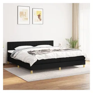 vidaXL Boxspringbett 200 x 200 cm Schwarz