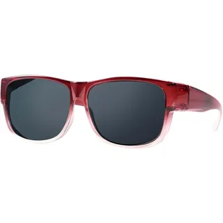 LVIOE Polarisierte Sonnebrille Damen Katzenauge Rahmen, Groß Verspiegelte Sonnenbrille UV400-Schutz - Mittelgroß