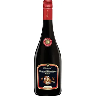 Schwalbenwein Schwarze Mädchentraube Merlot 6 x 0,75 l