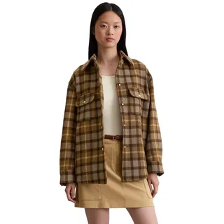 Marc O'Polo Outdoorjacke aus italienischem Wolle-Mix Braun XL