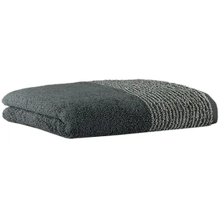 CAWÖ Luxury Home Two-Tone 590 Gästehandtuch 30 x 50 cm schiefer