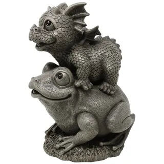 MystiCalls by Mayer Chess Dekofigur Gartendrache Frog Wetterfest 0 x 0 cm Grün
